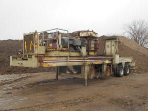 Rebuilt Telsmith 52" cone crusher